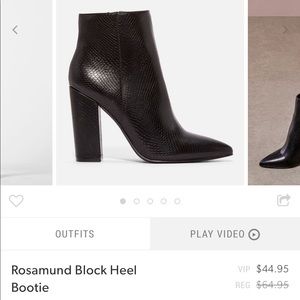 Brand New JustFab Block Heel Booties